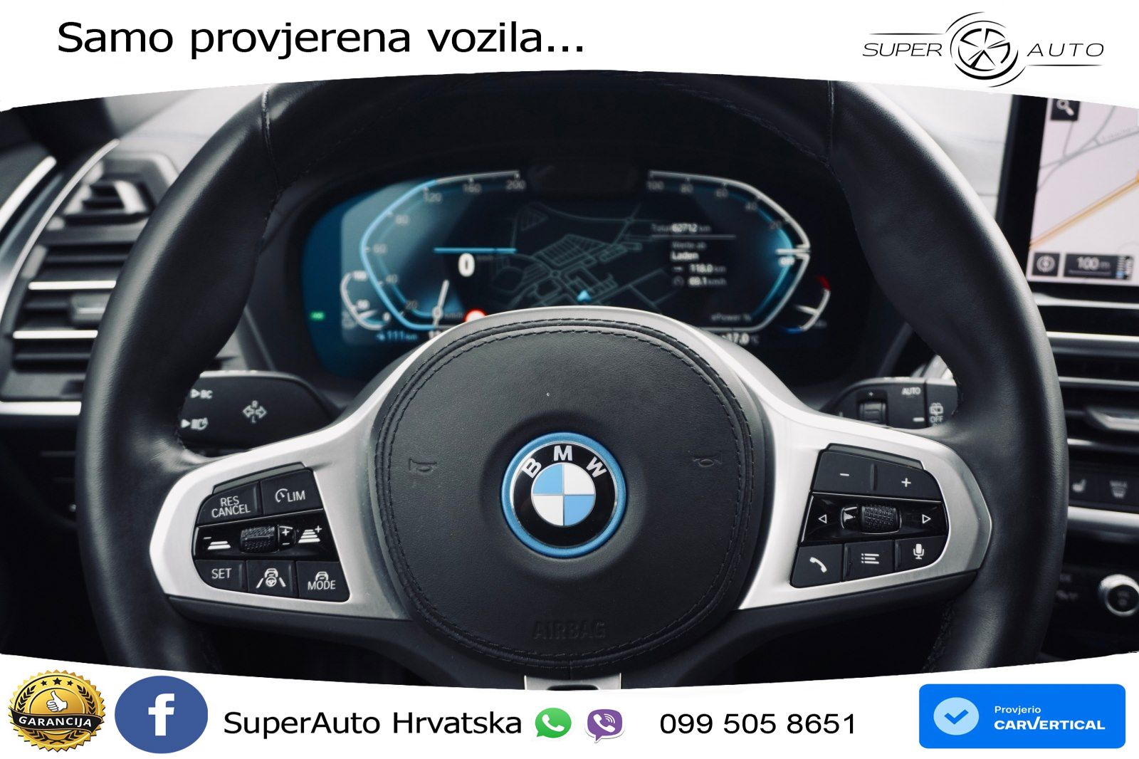 BMW iX3 80 kWh (286 KS) M Sport ACC+HEAD+GR SJED+360+PANO