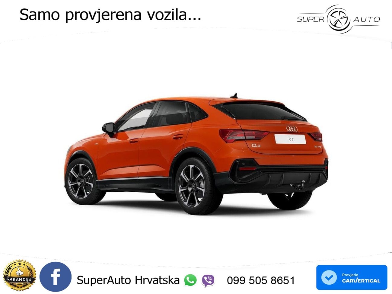 Audi Q3 Sportback 35 TFSI (150 KS) S tronic S line LED+GR SJED+ACC