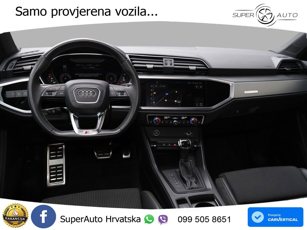 Audi Q3 35 TFSI (150 KS) S tronic S line LED+GR SJED+ACC