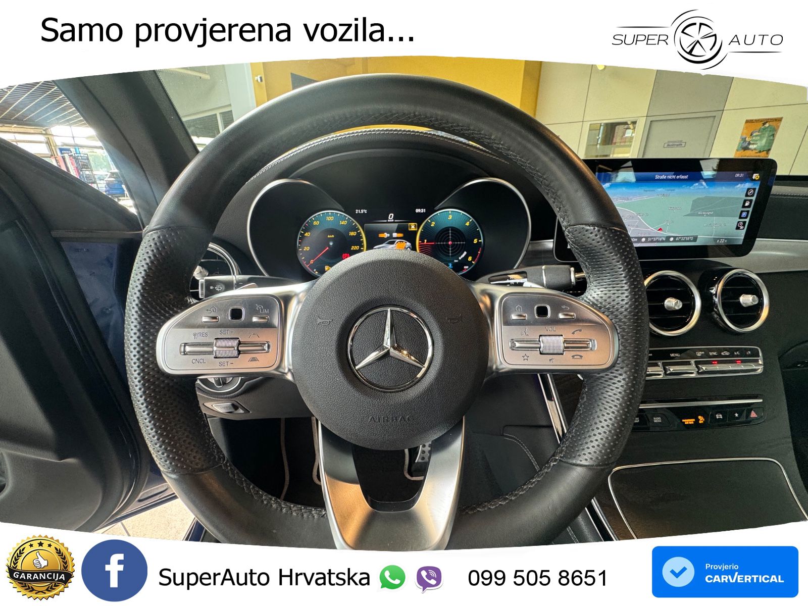 Mercedes GLC 300d (245 KS) 4MATIC G-TRONIC AMG ZRAČNI+ACC+GR SJED+KAM