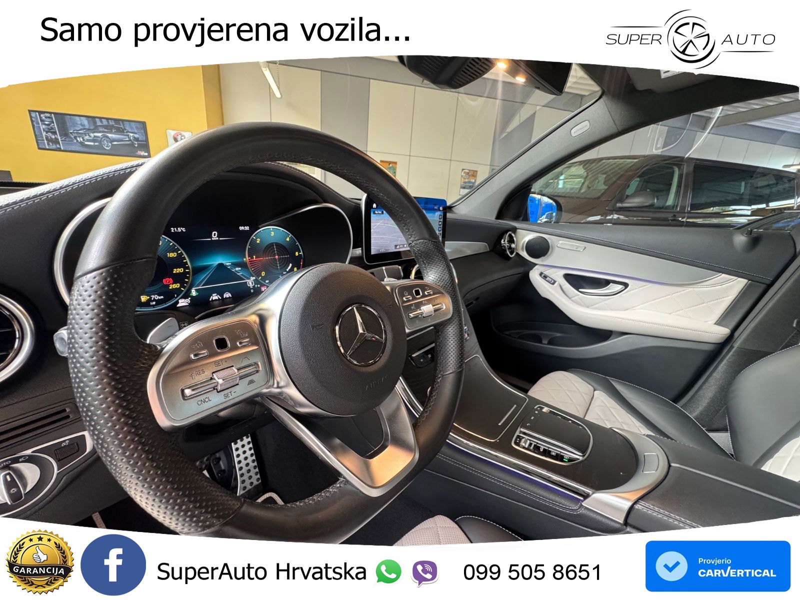 Mercedes GLC 300d (245 KS) 4MATIC G-TRONIC AMG ZRAČNI+ACC+GR SJED+KAM