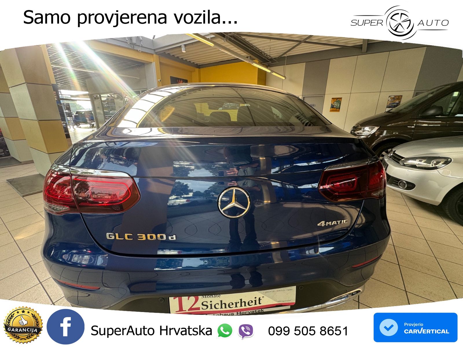 Mercedes GLC 300d (245 KS) 4MATIC G-TRONIC AMG ZRAČNI+ACC+GR SJED+KAM