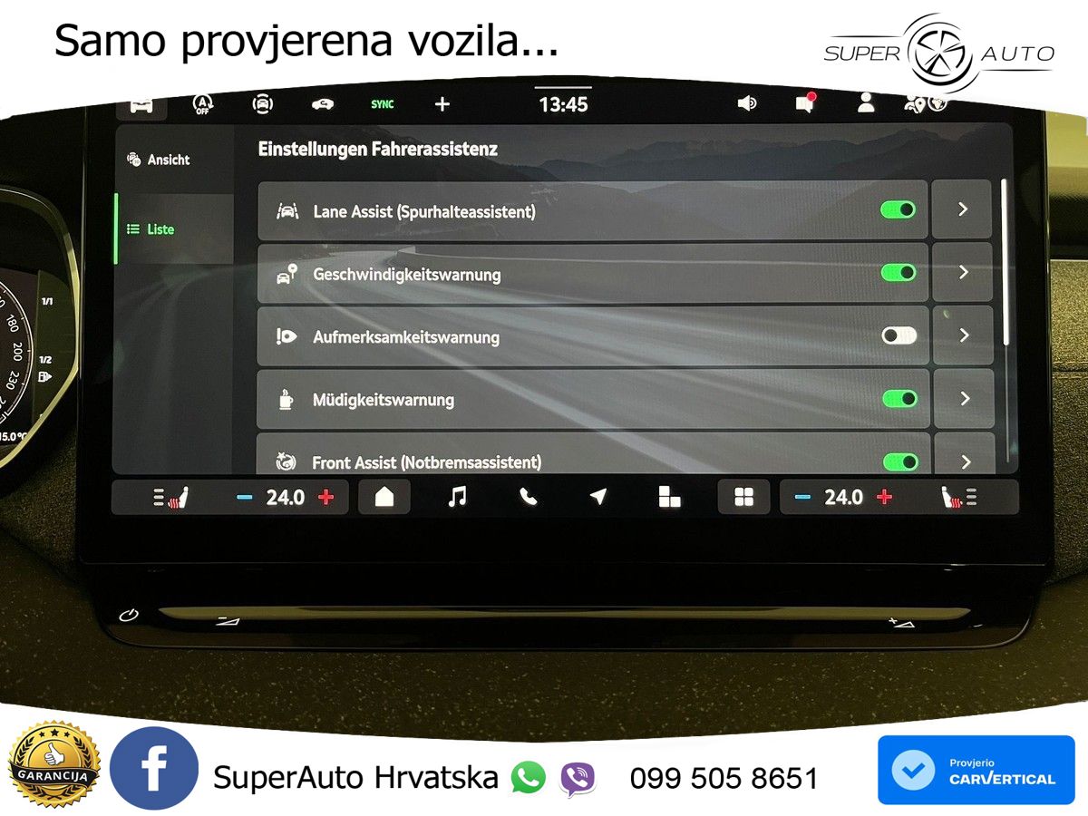 Škoda Octavia Combi 1.5 TSI (150 KS) DSG LED+GR SJED+ACC