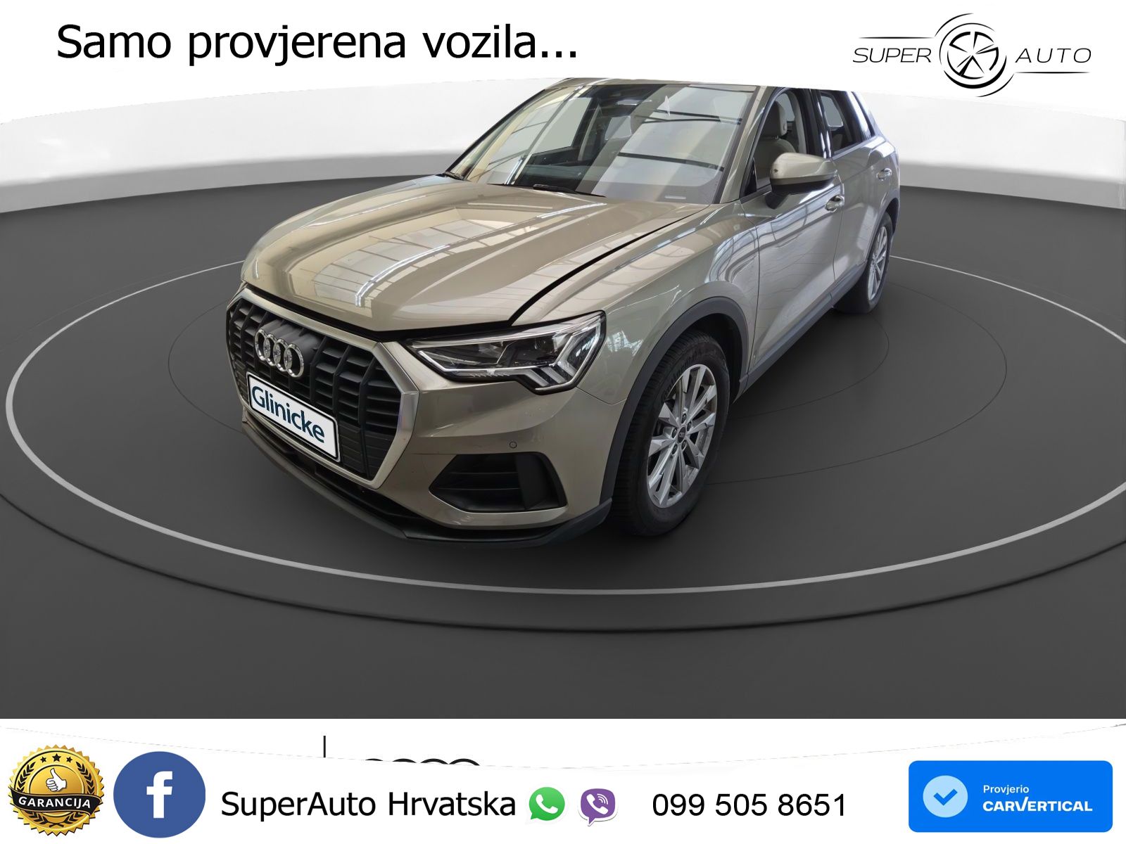 Audi Q3 40 TFSI (190 KS) quattro S tronic LED+GR SJED+ACC