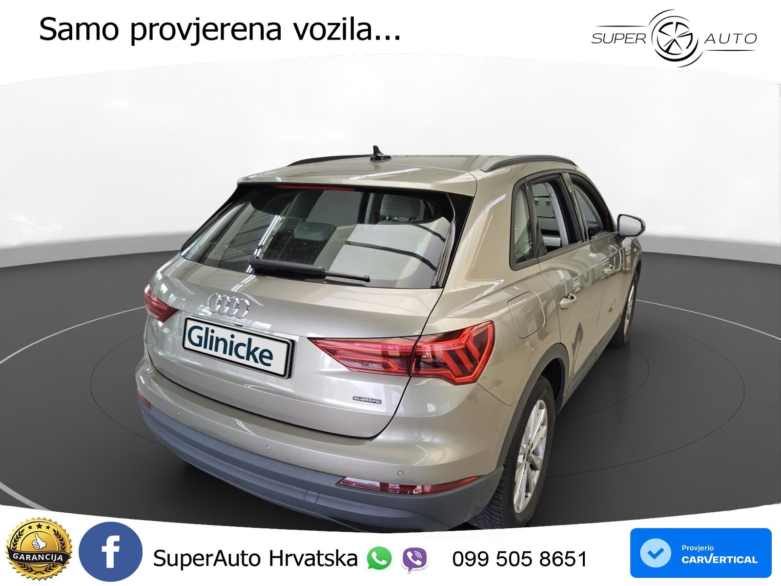 Audi Q3 40 TFSI (190 KS) quattro S tronic LED+GR SJED+ACC