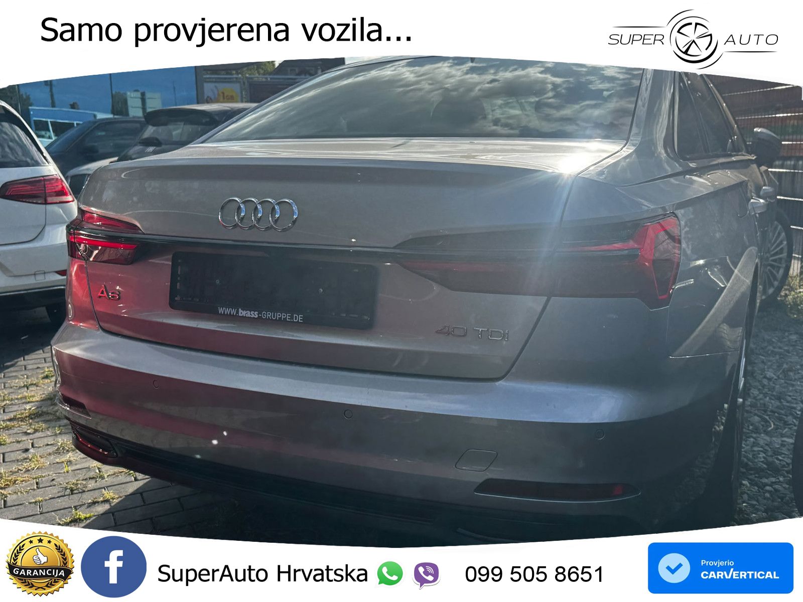 Audi A6 40 TDI (204 KS) S tronic LED+GR SJED+ACC