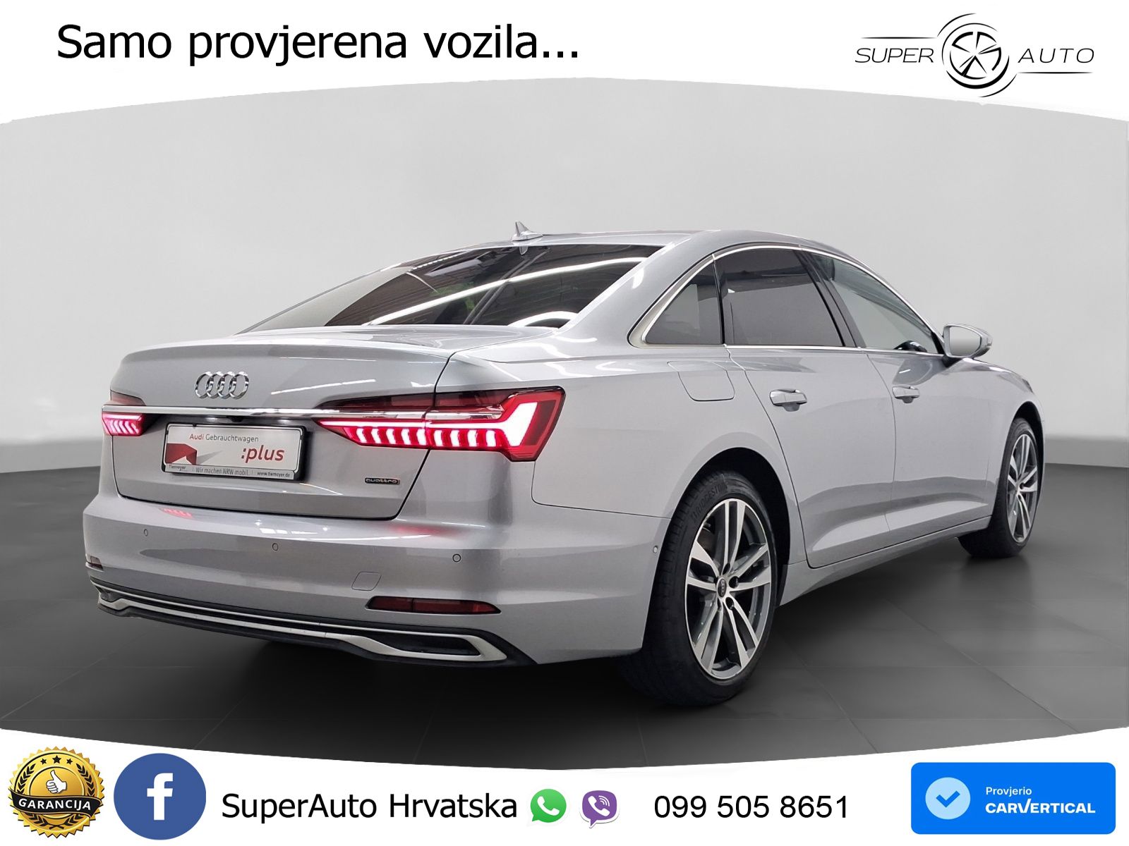 Audi A6 50 TFSIe (299 KS) quattro ultra S tronic advanced MATRIX+GR SJED+KAM