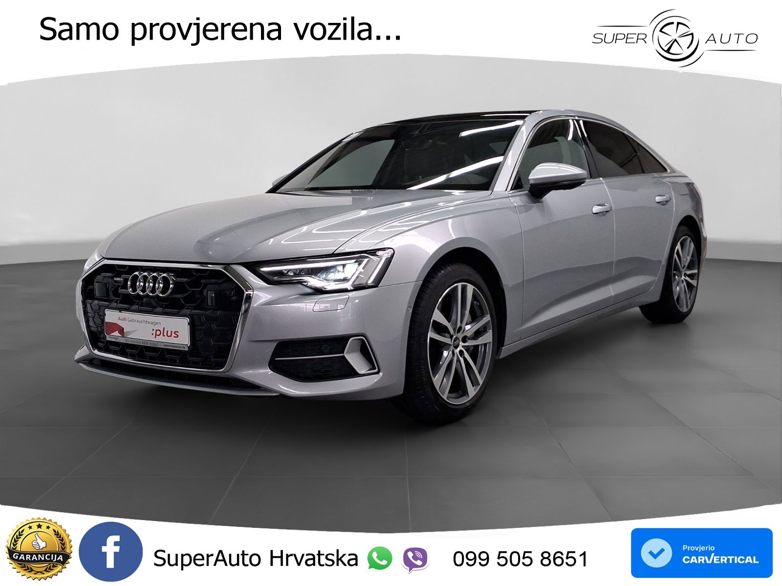 Audi A6 50 TFSIe (299 KS) quattro ultra S tronic advanced MATRIX+GR SJED+KAM