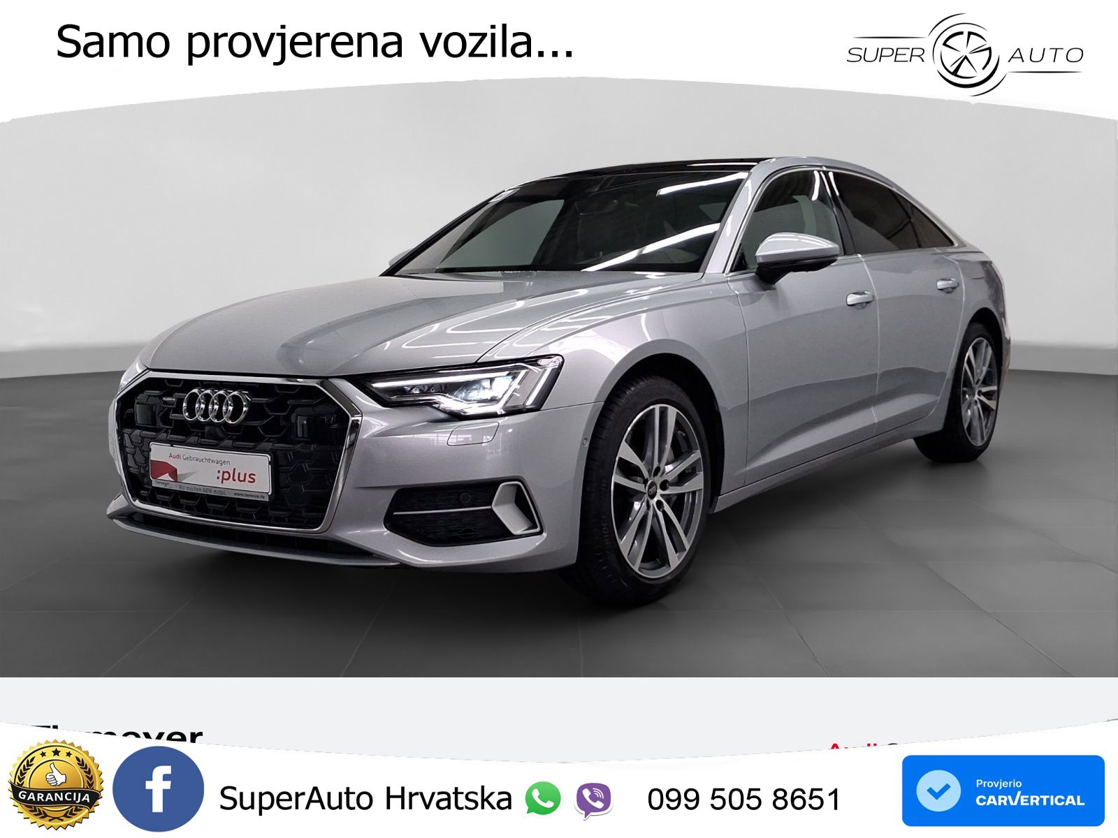 Audi A6 50 TFSIe (299 KS) quattro ultra S tronic advanced MATRIX+GR SJED+KAM