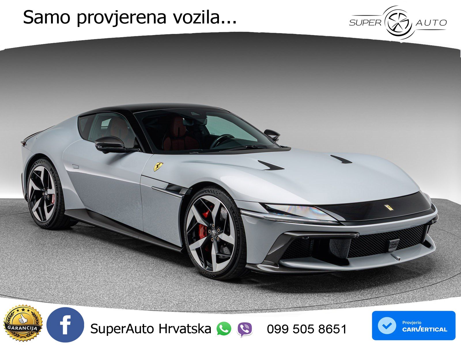 Ferrari 12Cilindri 6.5 V12 (830 KS) DCT LED+ACC