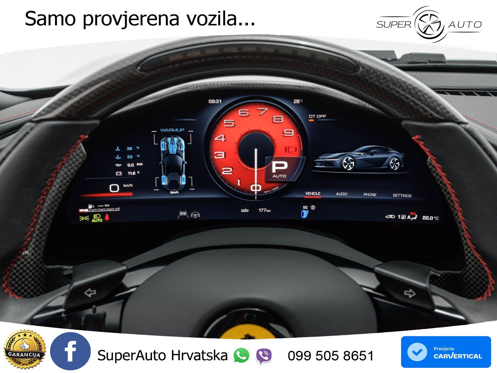 Ferrari 12Cilindri 6.5 V12 (830 KS) DCT LED+ACC