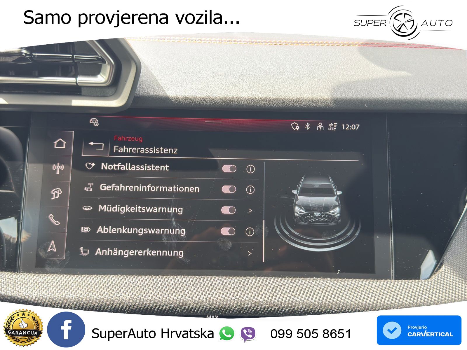 Audi A3 Sportback 40 TFSI e (204 KS) Plug-in Hybrid S tronic 2x S line LED+GR SJED+ACC