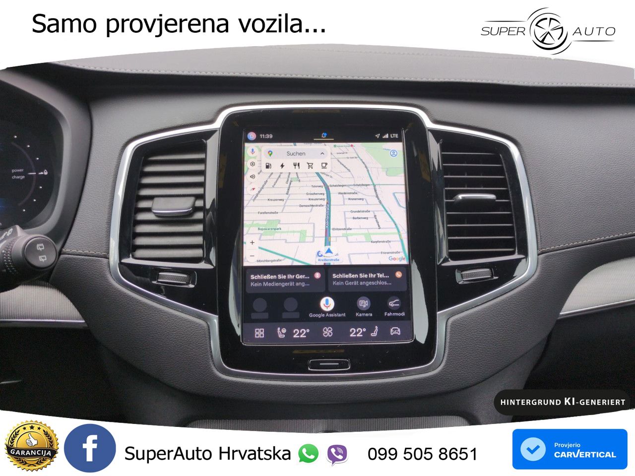 Volvo XC90 2.0 T8 AWD Automatic MATRIX+GR SJED+KAM