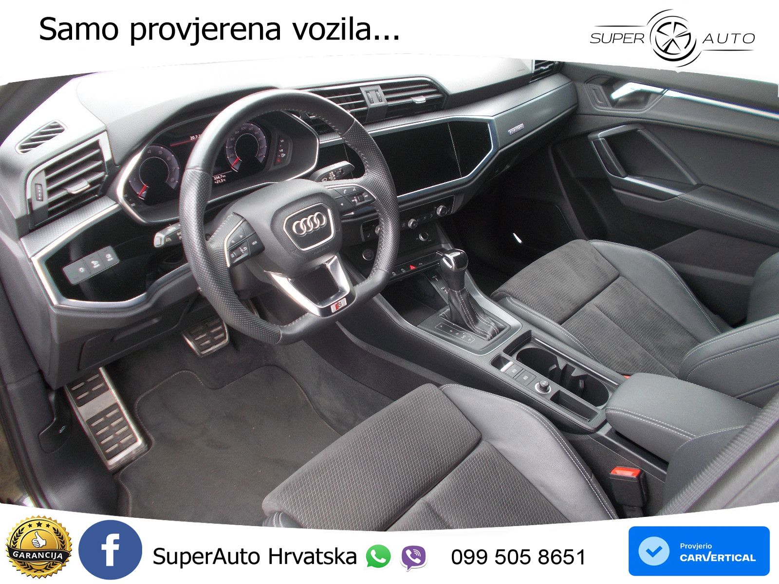 Audi Q3 II Sportback 45 TFSI (230 KS) quattro S tronic S line LED+GR SJED+ACC