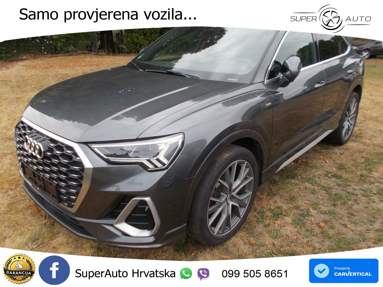 Audi Q3 II Sportback 45 TFSI (230 KS) quattro S tronic S line LED+GR SJED+ACC