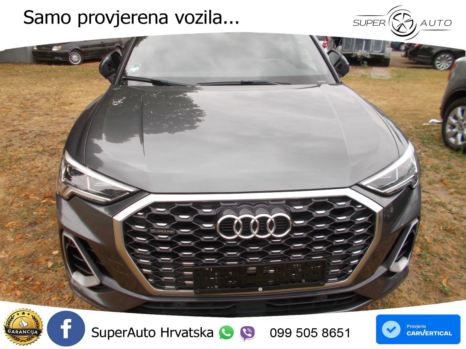 Audi Q3 II Sportback 45 TFSI (230 KS) quattro S tronic S line LED+GR SJED+ACC