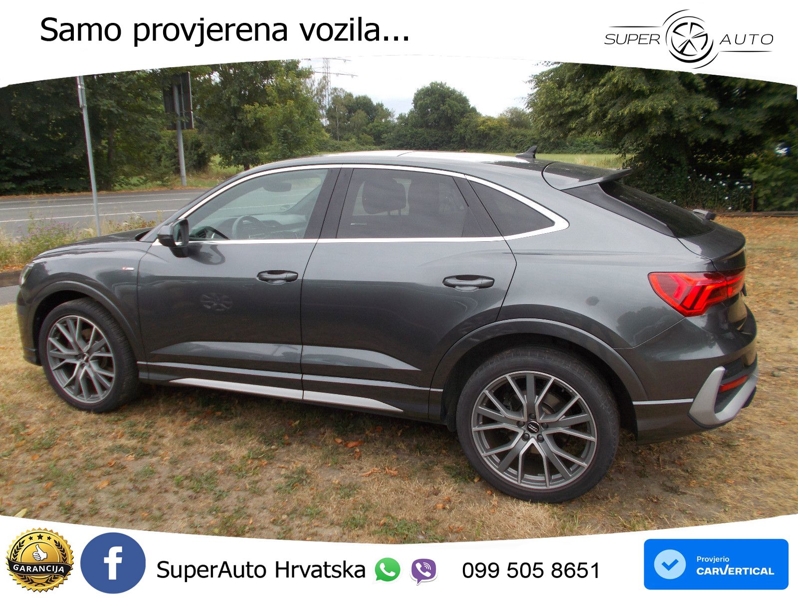 Audi Q3 II Sportback 45 TFSI (230 KS) quattro S tronic S line LED+GR SJED+ACC