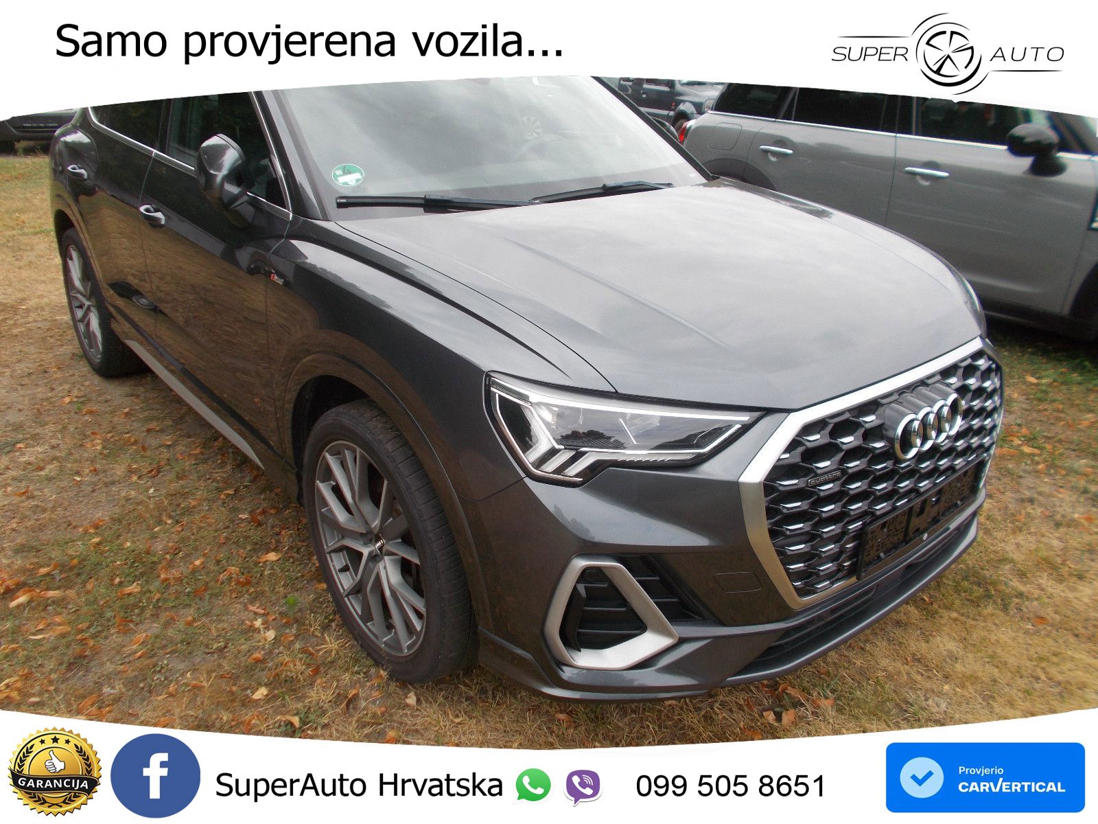 Audi Q3 II Sportback 45 TFSI (230 KS) quattro S tronic S line LED+GR SJED+ACC