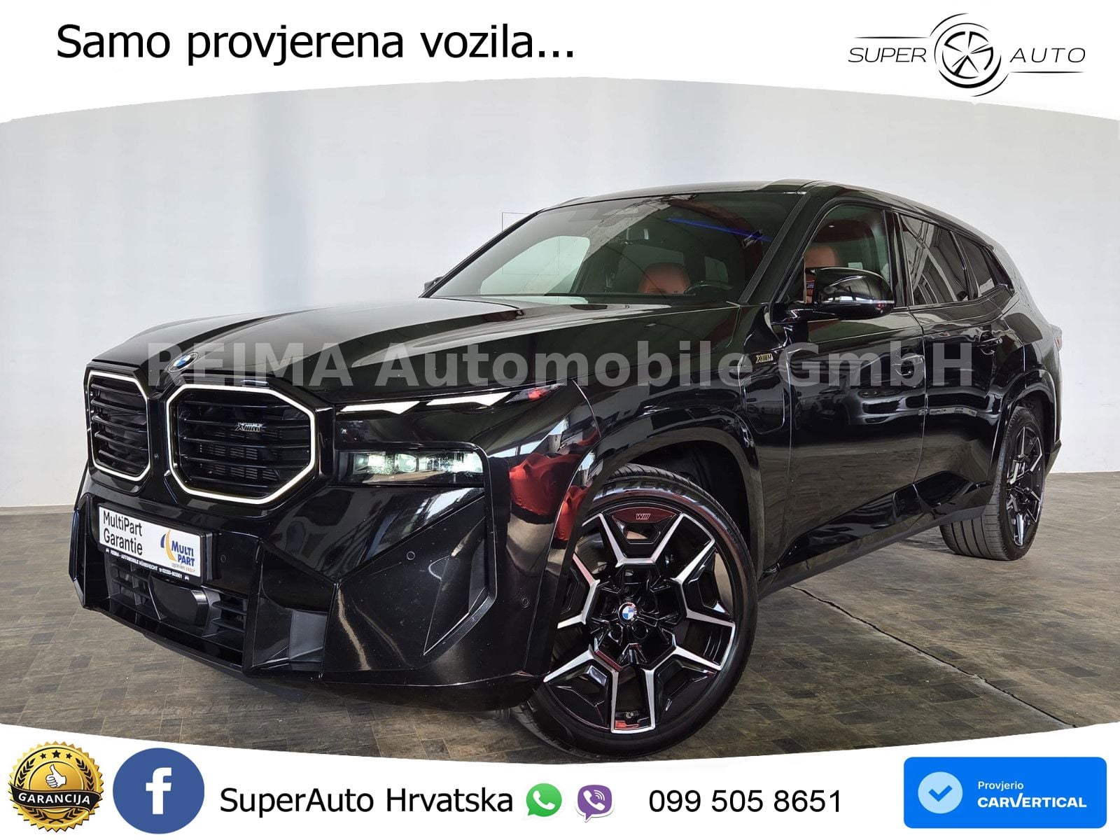BMW XM 4.4 V8 (653 KS) xDrive Steptronic ZRAČNI+ACC+4xGR SJED+KAM