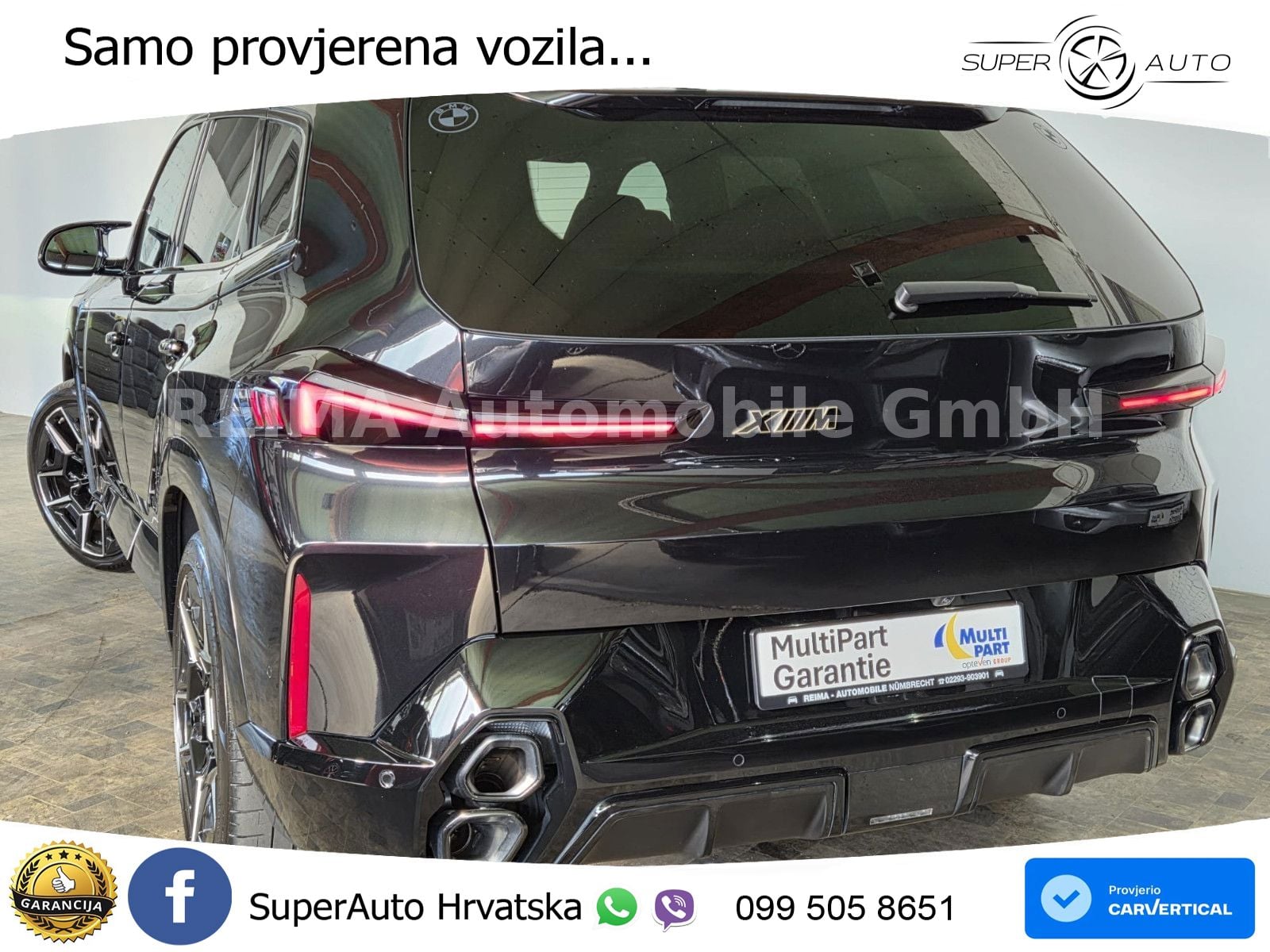 BMW XM 4.4 V8 (653 KS) xDrive Steptronic ZRAČNI+ACC+4xGR SJED+KAM