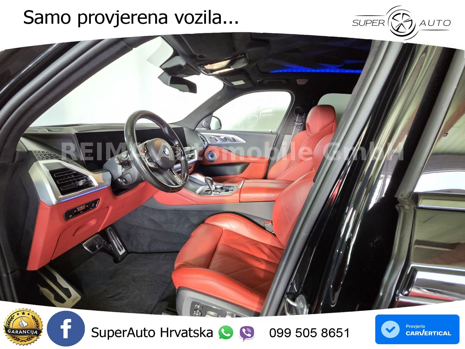 BMW XM 4.4 V8 (653 KS) xDrive Steptronic ZRAČNI+ACC+4xGR SJED+KAM