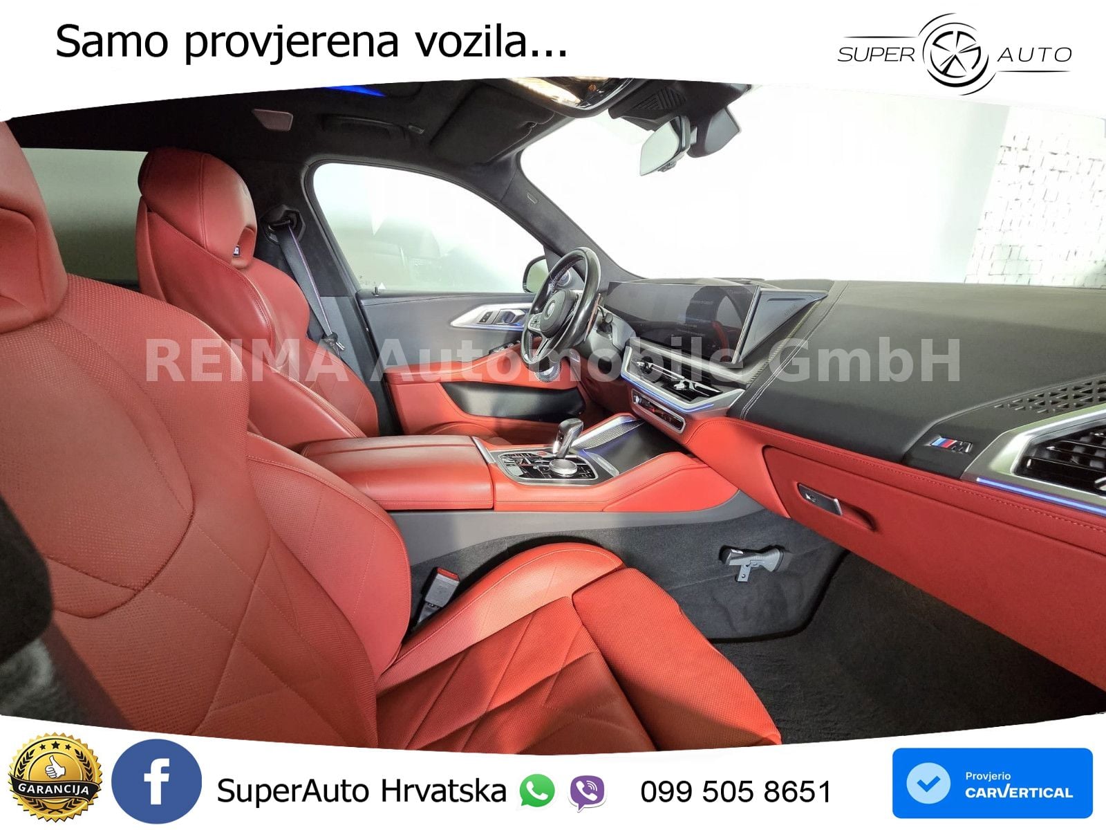 BMW XM 4.4 V8 (653 KS) xDrive Steptronic ZRAČNI+ACC+4xGR SJED+KAM
