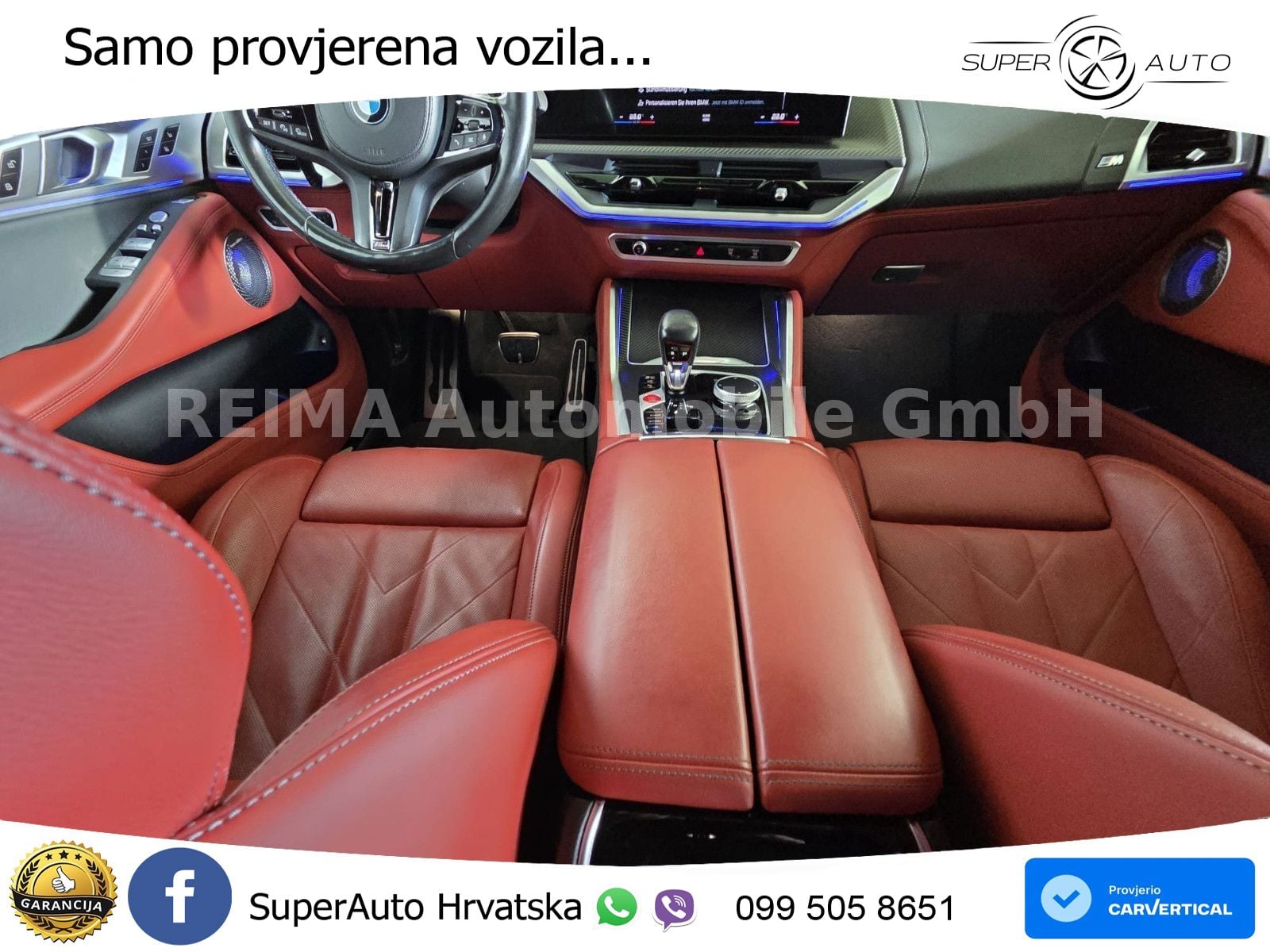 BMW XM 4.4 V8 (653 KS) xDrive Steptronic ZRAČNI+ACC+4xGR SJED+KAM