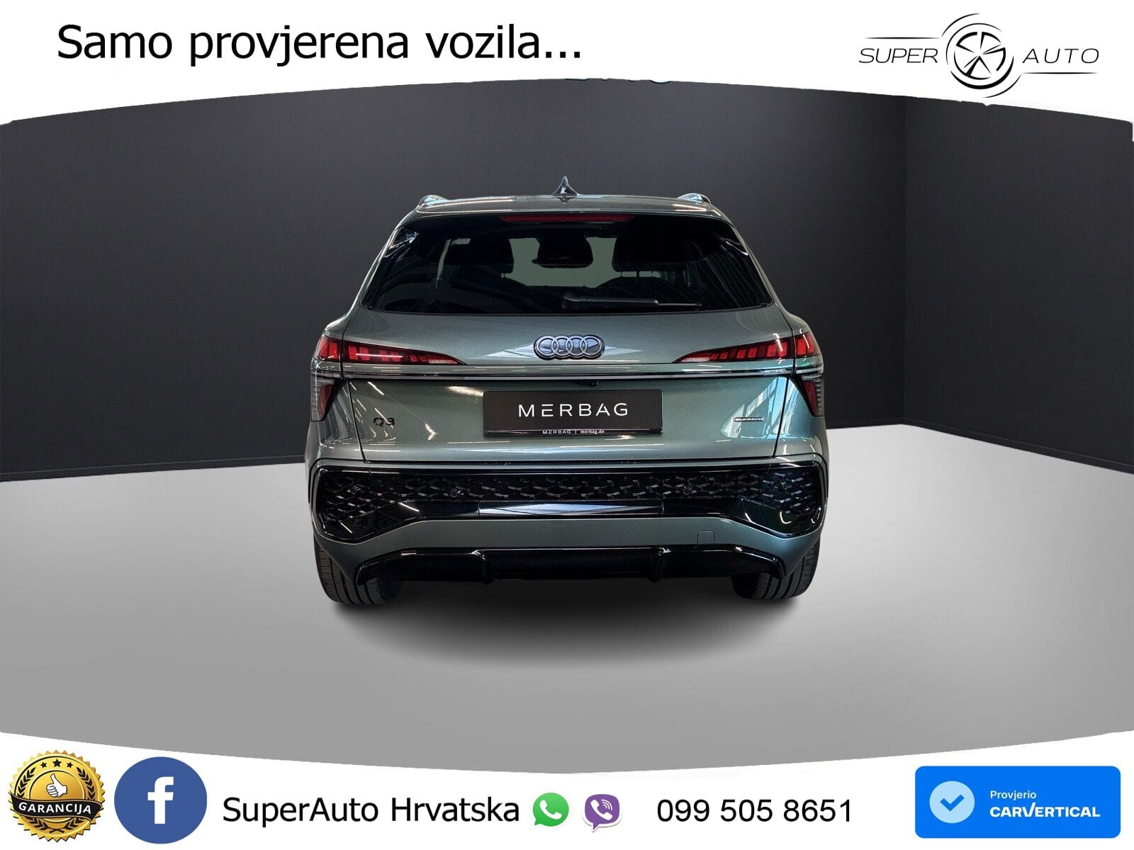 Audi Q3 2.0 TFSI (204 KS) quattro S tronic S line LED+GR SJED+ACC