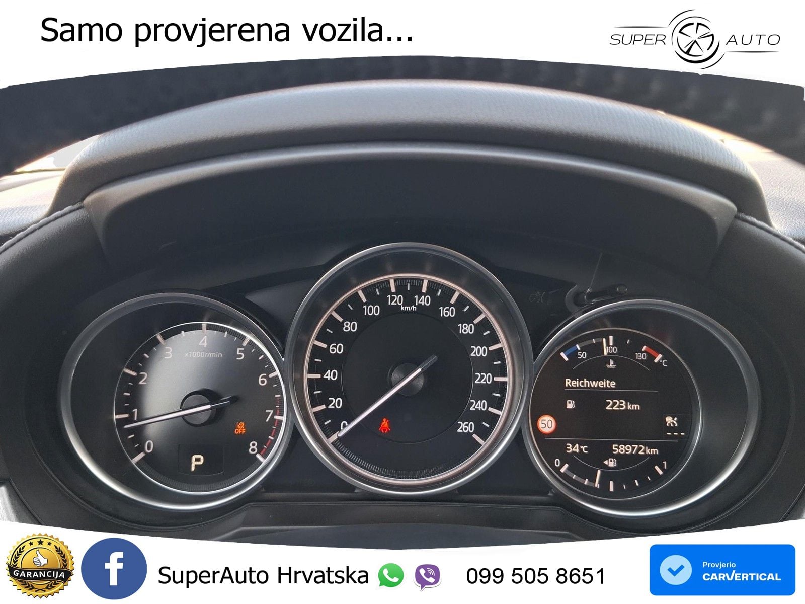 Mazda 6 Sport Combi 2.0 SKYACTIV-G (165 KS) SKYACTIV-Drive LED+GR SJED+ACC