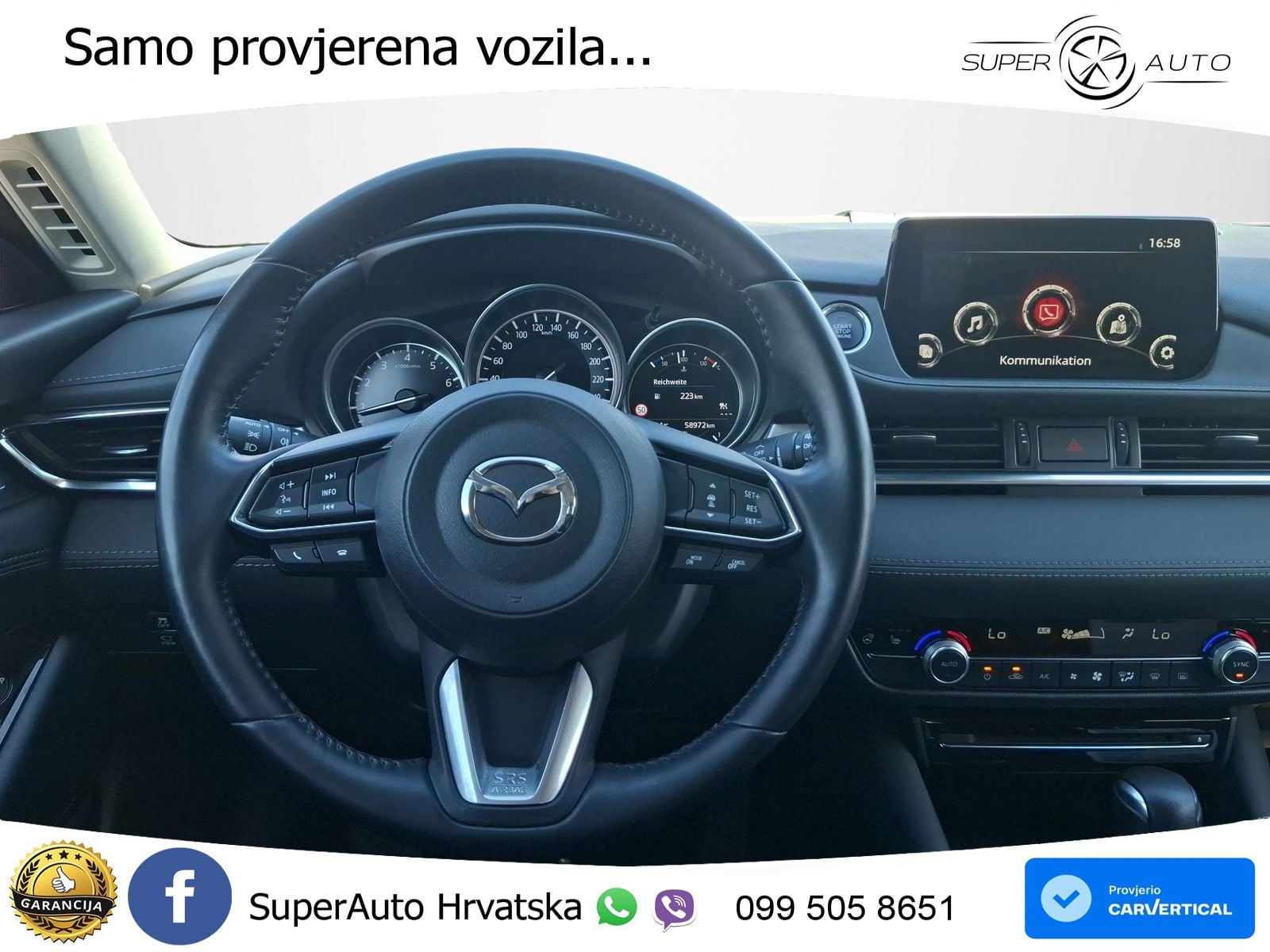 Mazda 6 Sport Combi 2.0 SKYACTIV-G (165 KS) SKYACTIV-Drive LED+GR SJED+ACC