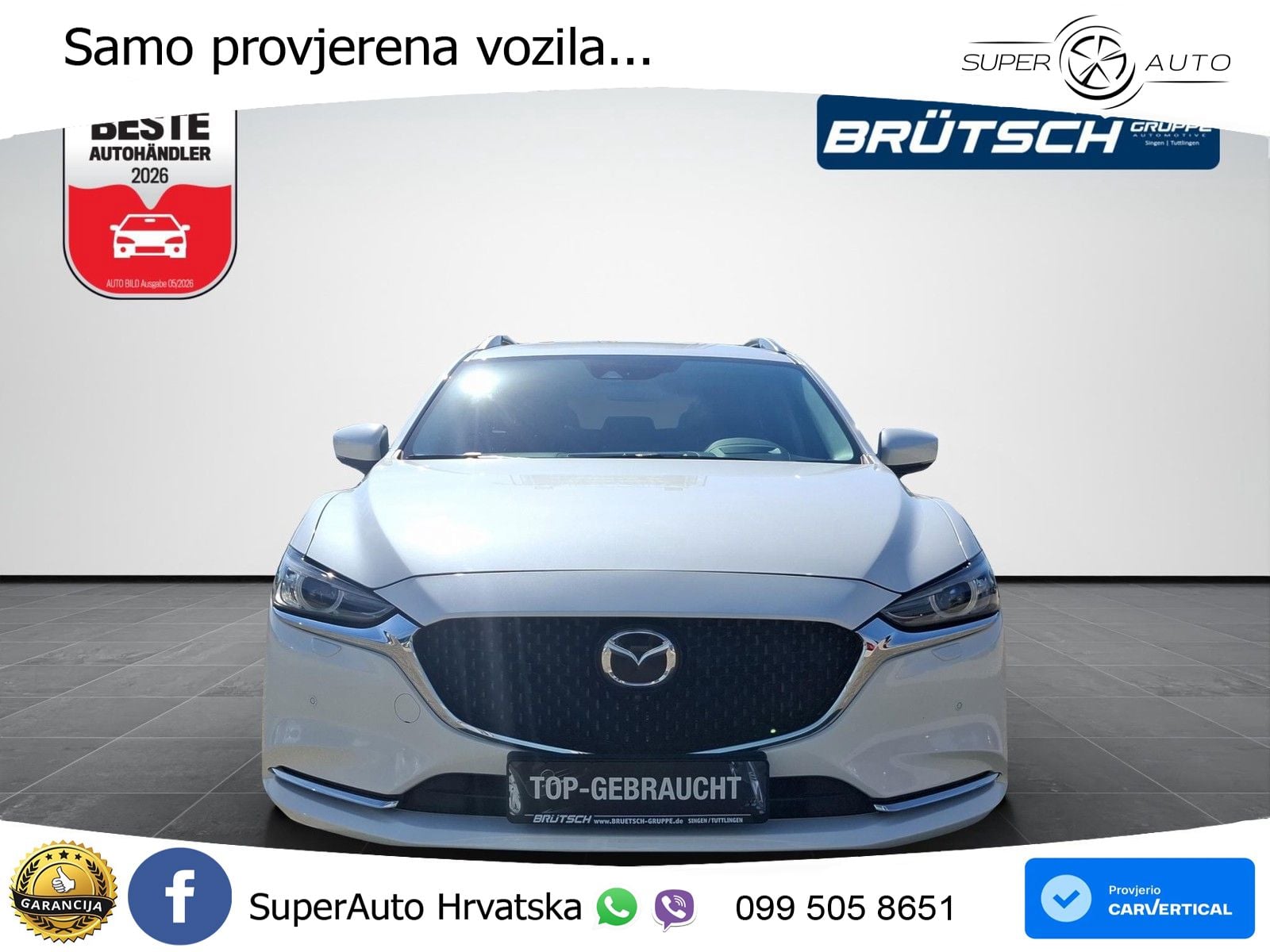 Mazda 6 Sport Combi 2.0 SKYACTIV-G (165 KS) SKYACTIV-Drive LED+GR SJED+ACC
