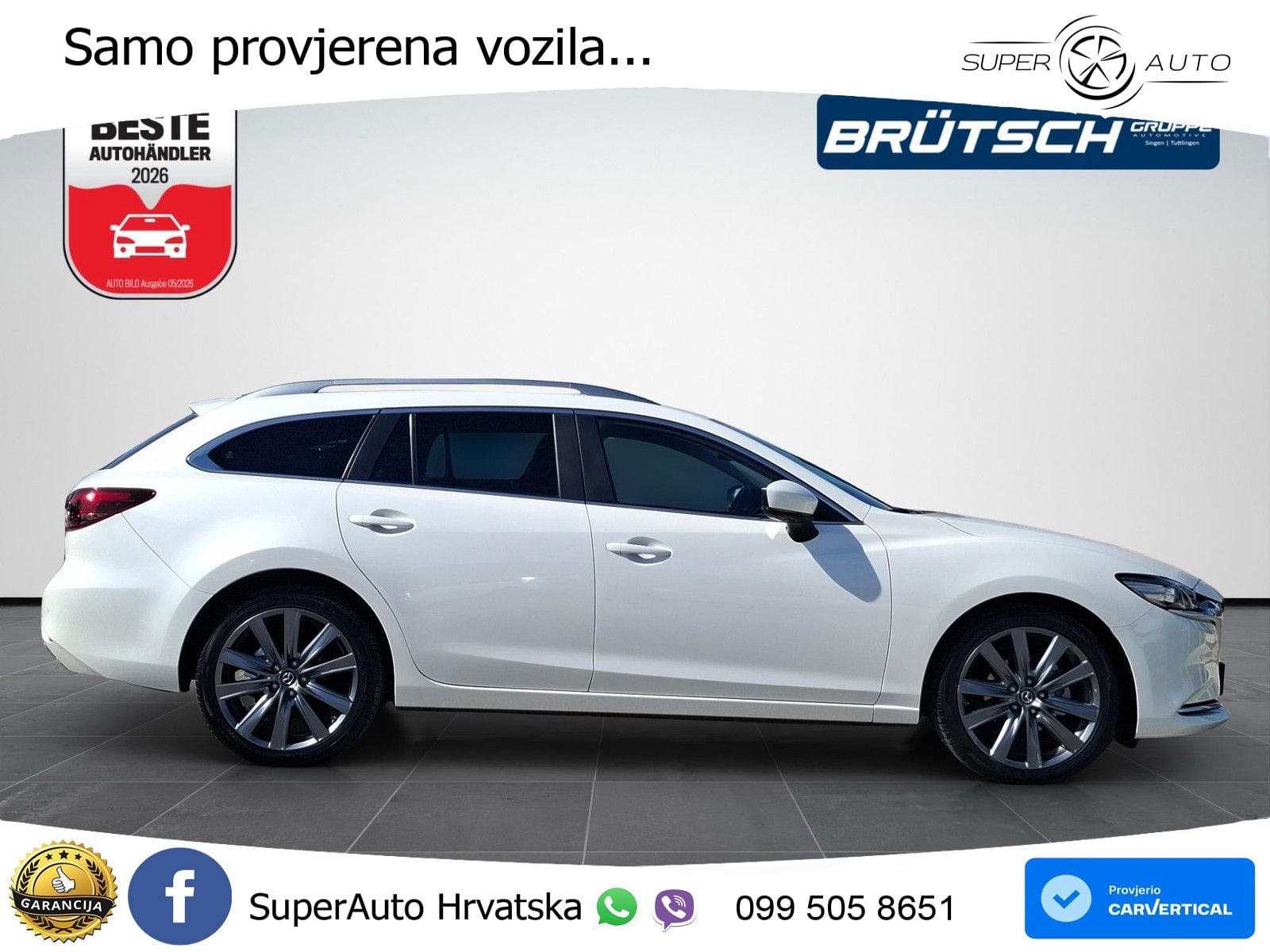 Mazda 6 Sport Combi 2.0 SKYACTIV-G (165 KS) SKYACTIV-Drive LED+GR SJED+ACC