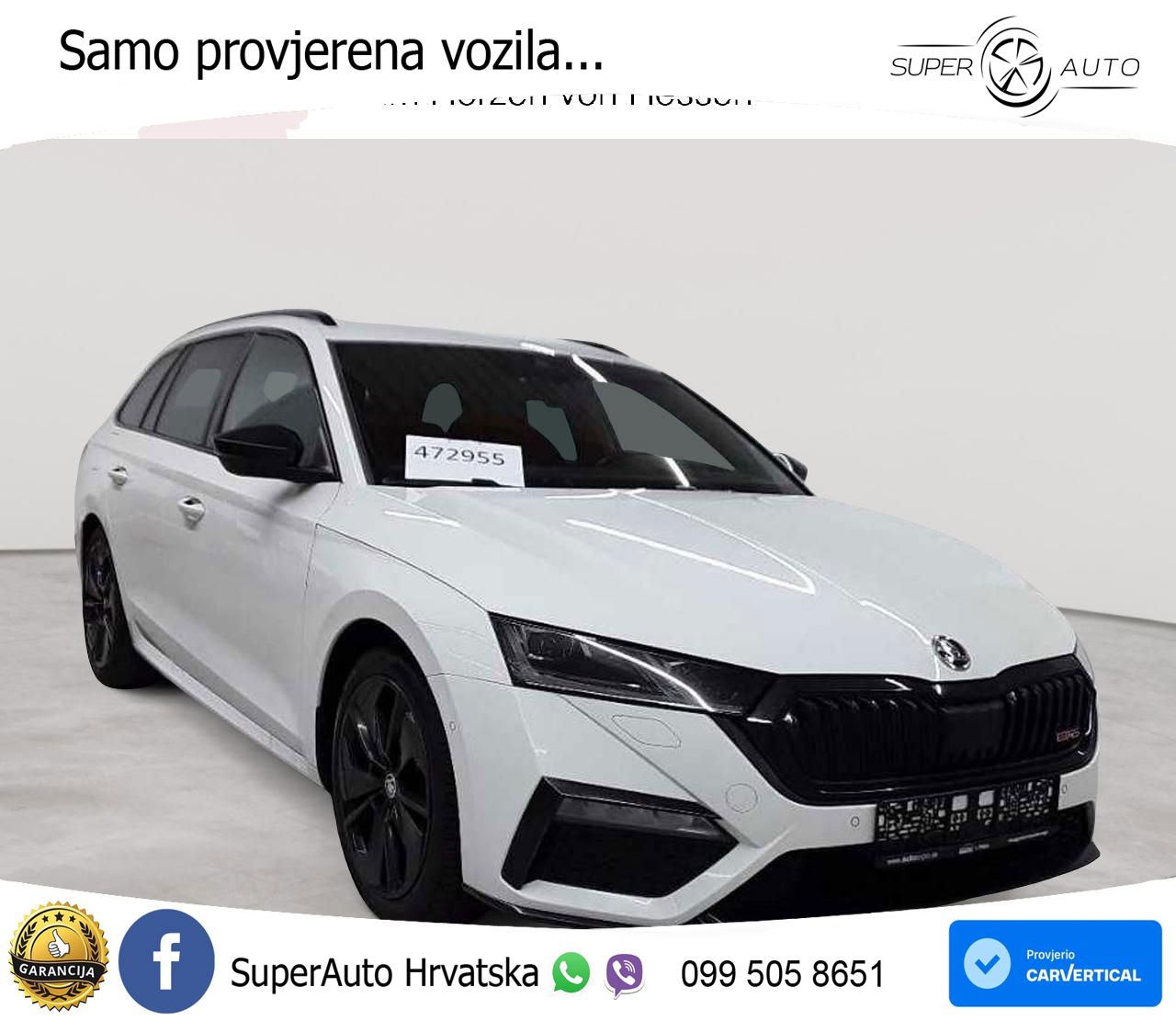 Škoda Octavia Combi RS 2.0 TDI (200 KS) 4x4 DSG
