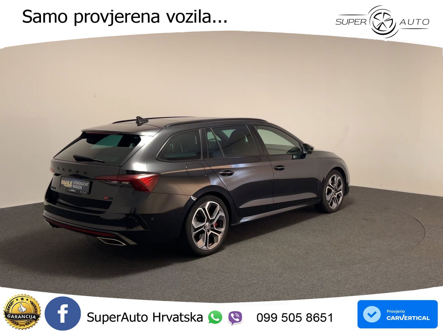 Škoda Octavia Combi RS 2.0 TSI (245 KS) DSG LED+GR SJED+ACC