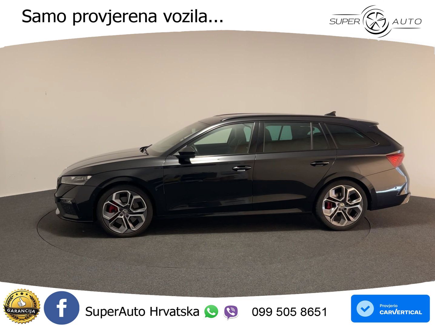 Škoda Octavia Combi RS 2.0 TSI (245 KS) DSG LED+GR SJED+ACC