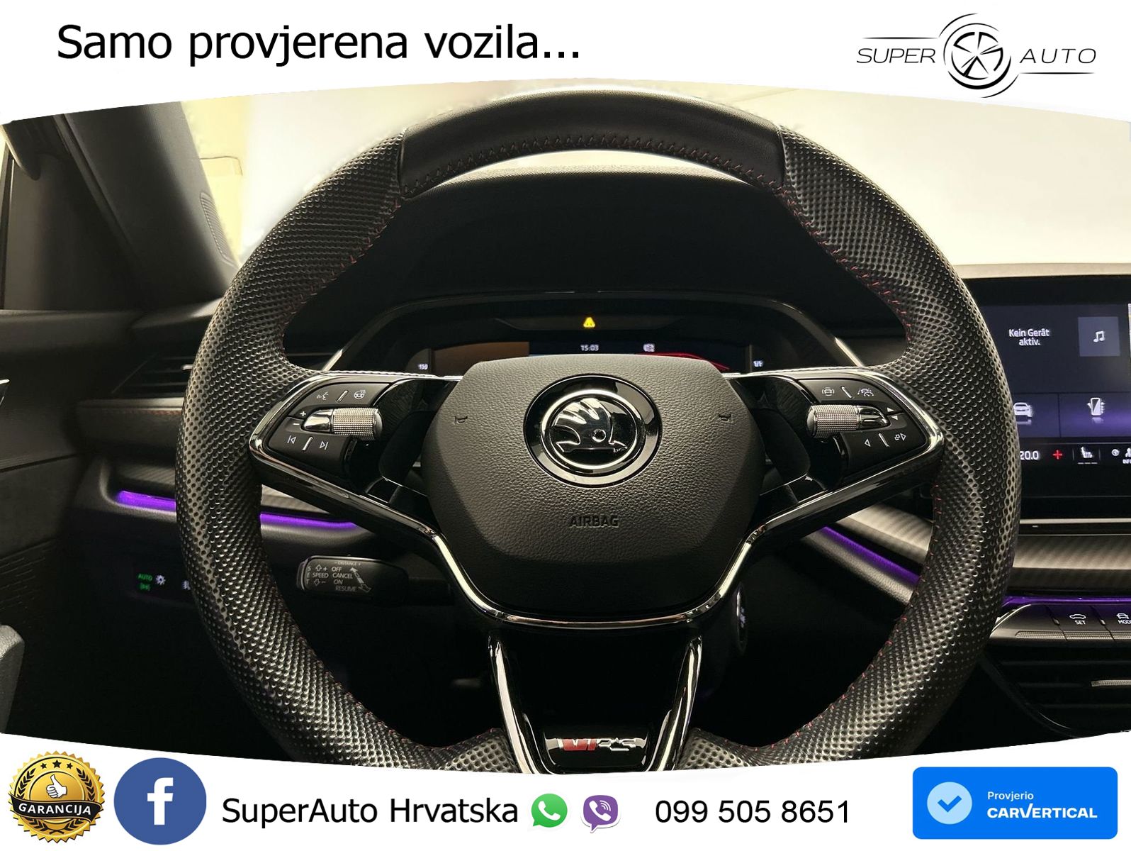 Škoda Octavia Combi RS 2.0 TSI (245 KS) DSG LED+GR SJED+ACC