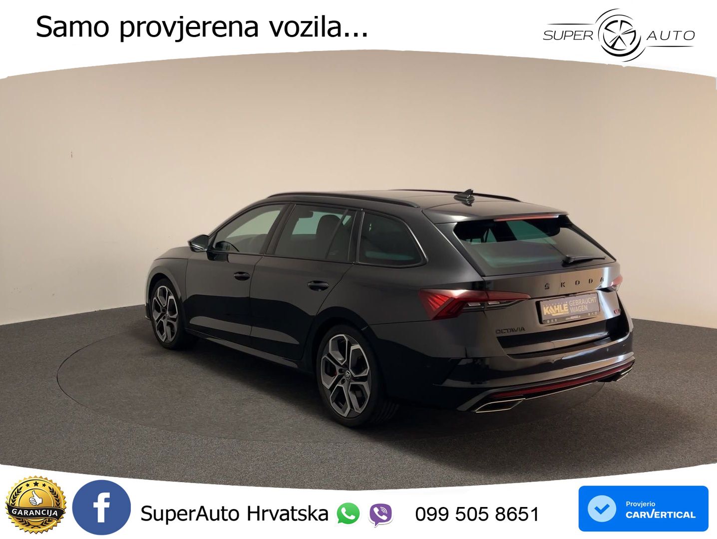 Škoda Octavia Combi RS 2.0 TSI (245 KS) DSG LED+GR SJED+ACC