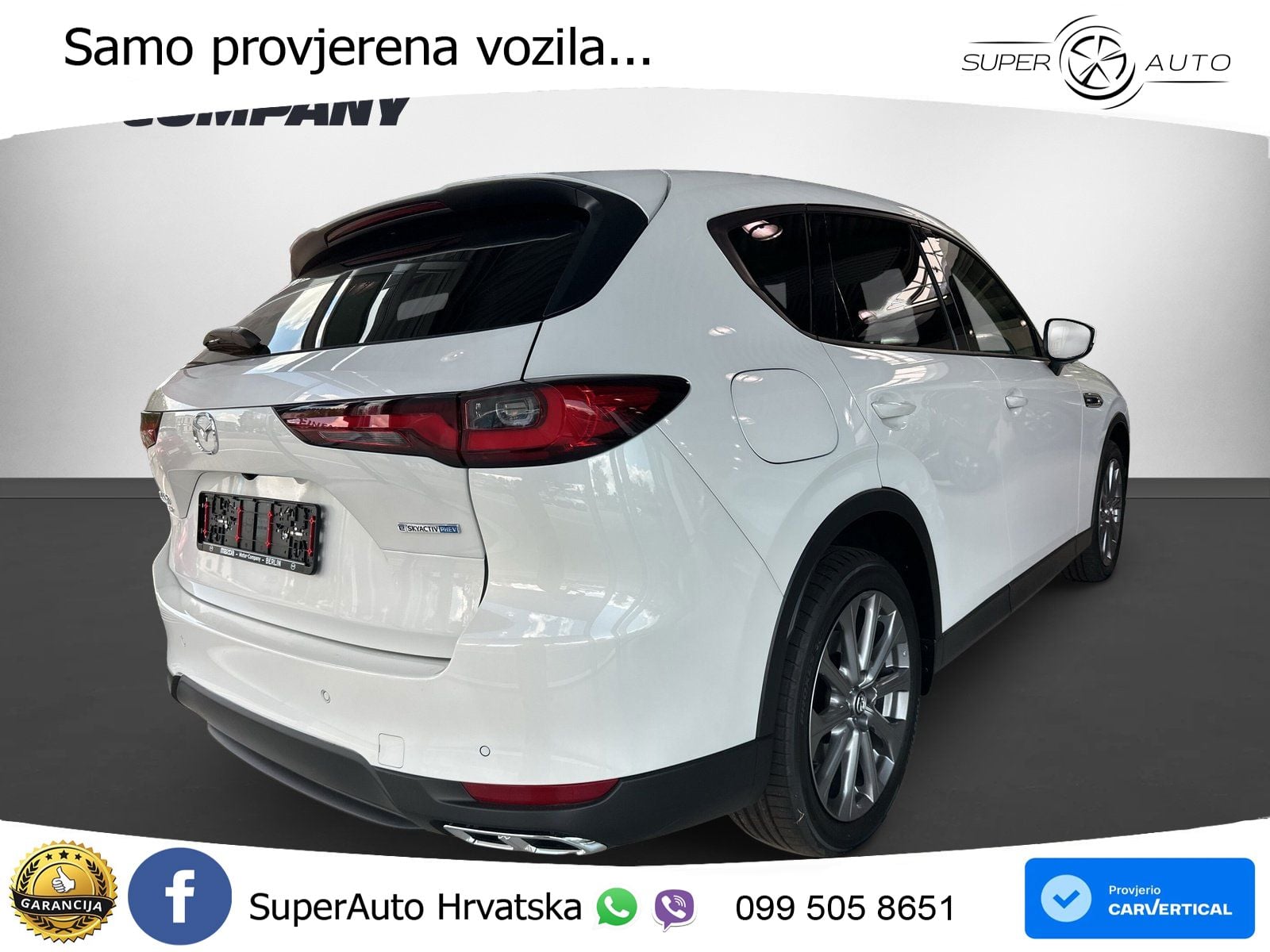 Mazda CX-60 2.5 e-Skyactiv (328 KS) AWD Automatic LED+GR SJED+ACC
