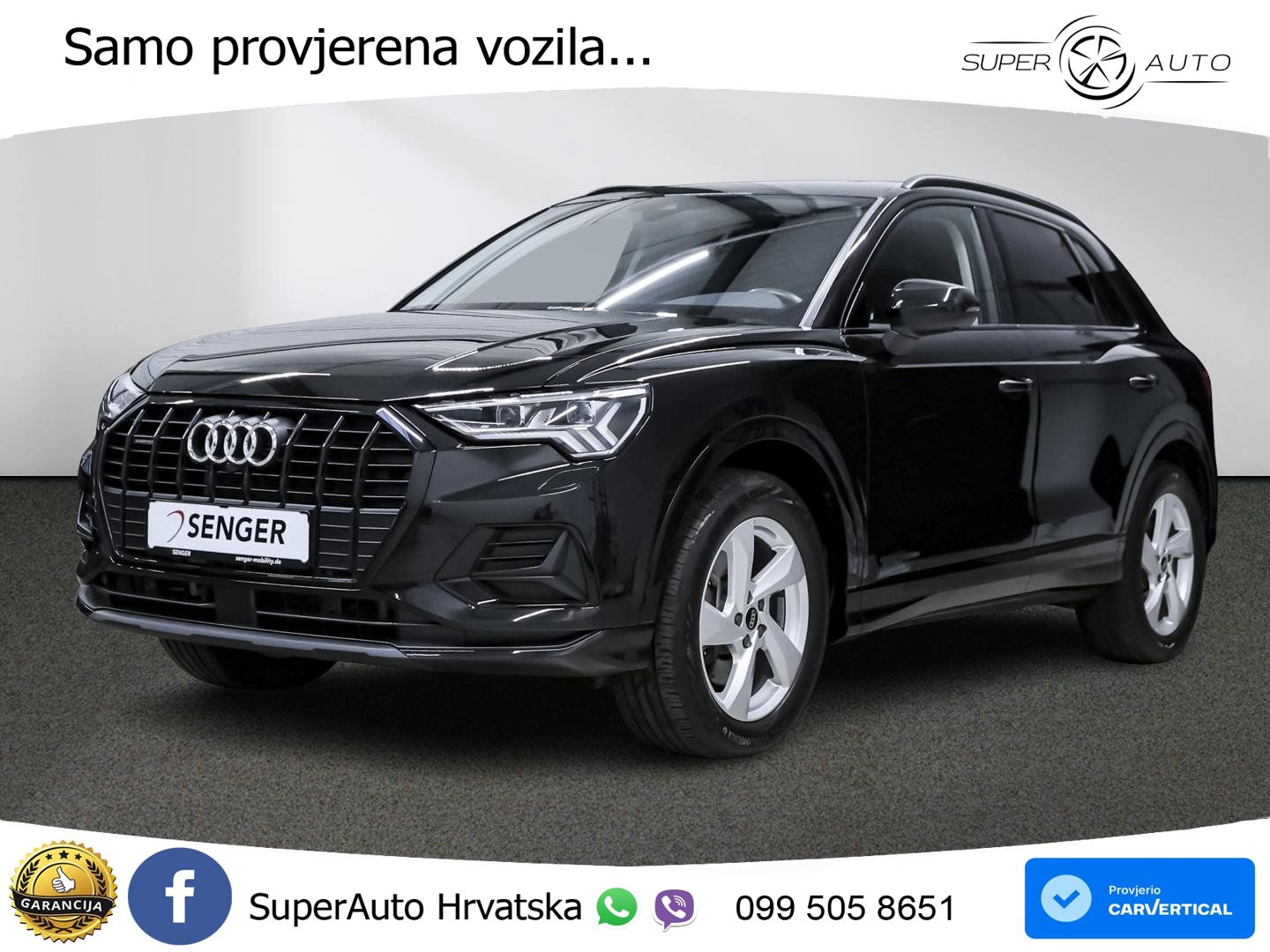 Audi Q3 45 TFSI (245 KS) quattro S tronic MATRIX+GR SJED+KAM
