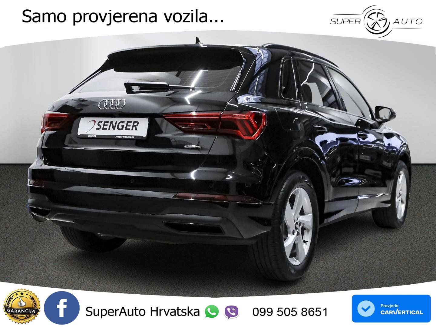 Audi Q3 45 TFSI (245 KS) quattro S tronic MATRIX+GR SJED+KAM