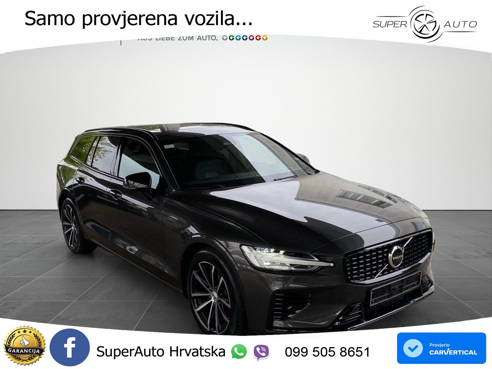 Volvo V60 2.0 T8 AWD Geartronic LED+GR SJED+ACC