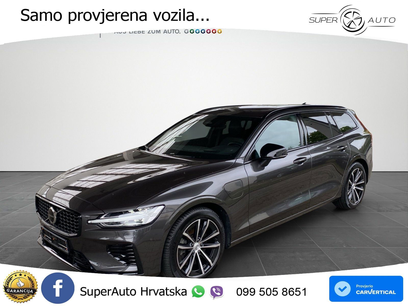 Volvo V60 2.0 T8 AWD Geartronic LED+GR SJED+ACC