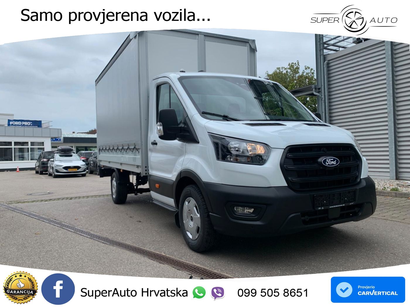 Ford Transit Pritsche Trend 350 L4 PLANE*NAVI*ACC*SHZ 165 KS