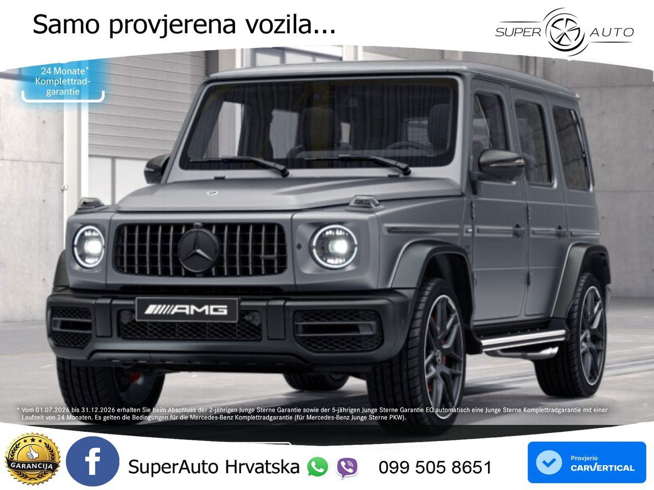 Mercedes AMG G 63 Long V8 (585 KS) 4MATIC 9G-TRONIC AMG SPEEDSHIFT PLUS Superior LED+ACC