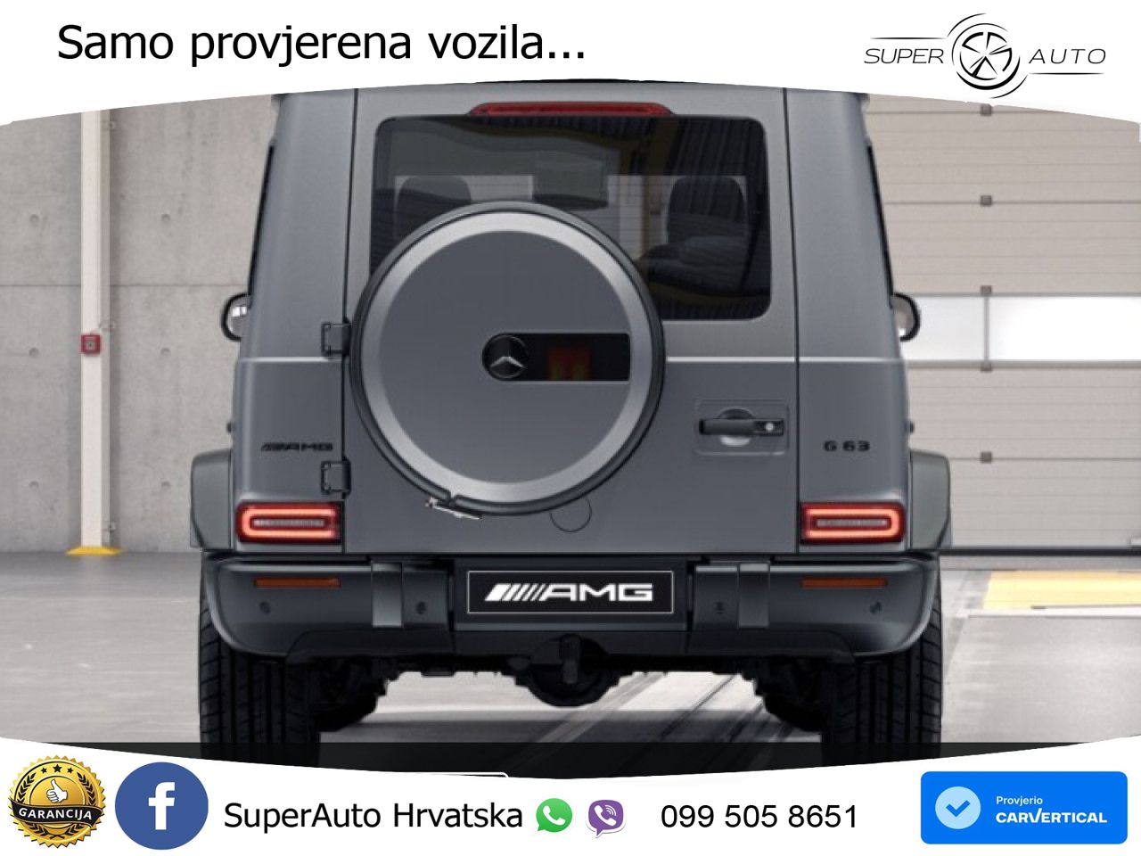 Mercedes AMG G 63 Long V8 (585 KS) 4MATIC 9G-TRONIC AMG SPEEDSHIFT PLUS Superior LED+ACC