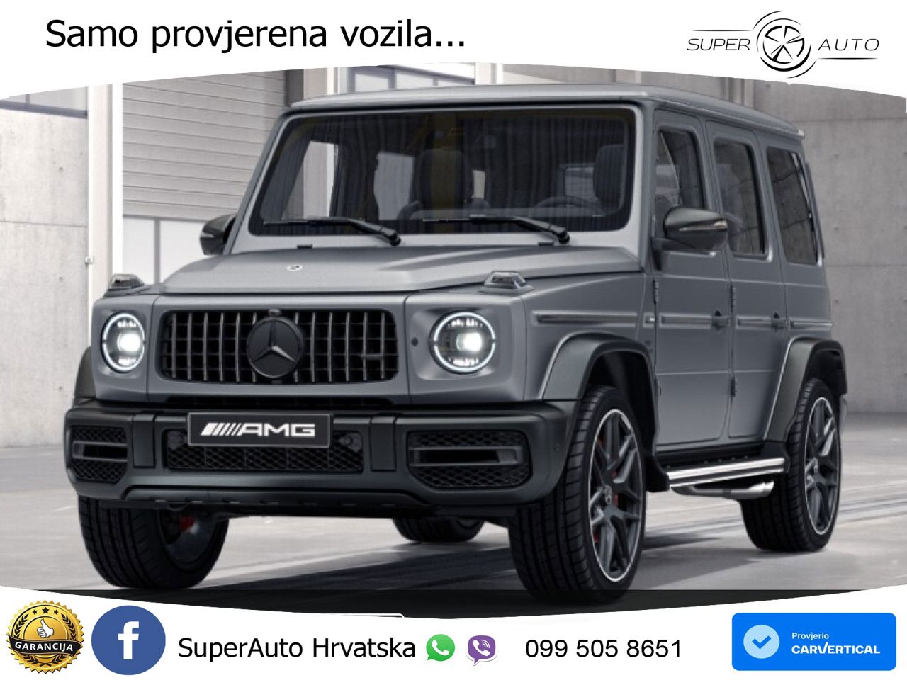 Mercedes AMG G 63 Long V8 (585 KS) 4MATIC 9G-TRONIC AMG SPEEDSHIFT PLUS Superior LED+ACC