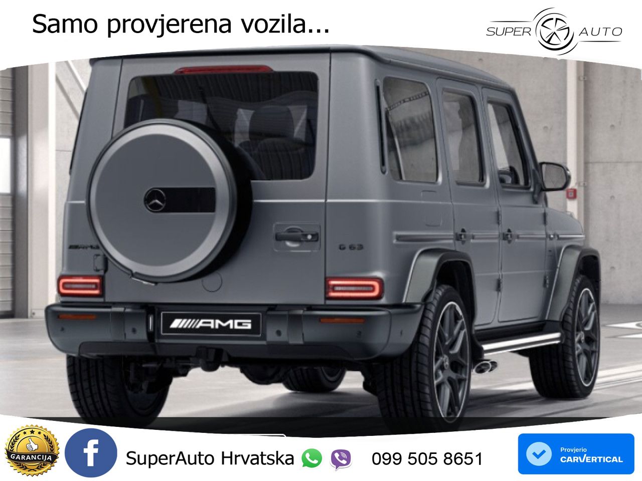 Mercedes AMG G 63 Long V8 (585 KS) 4MATIC 9G-TRONIC AMG SPEEDSHIFT PLUS Superior LED+ACC