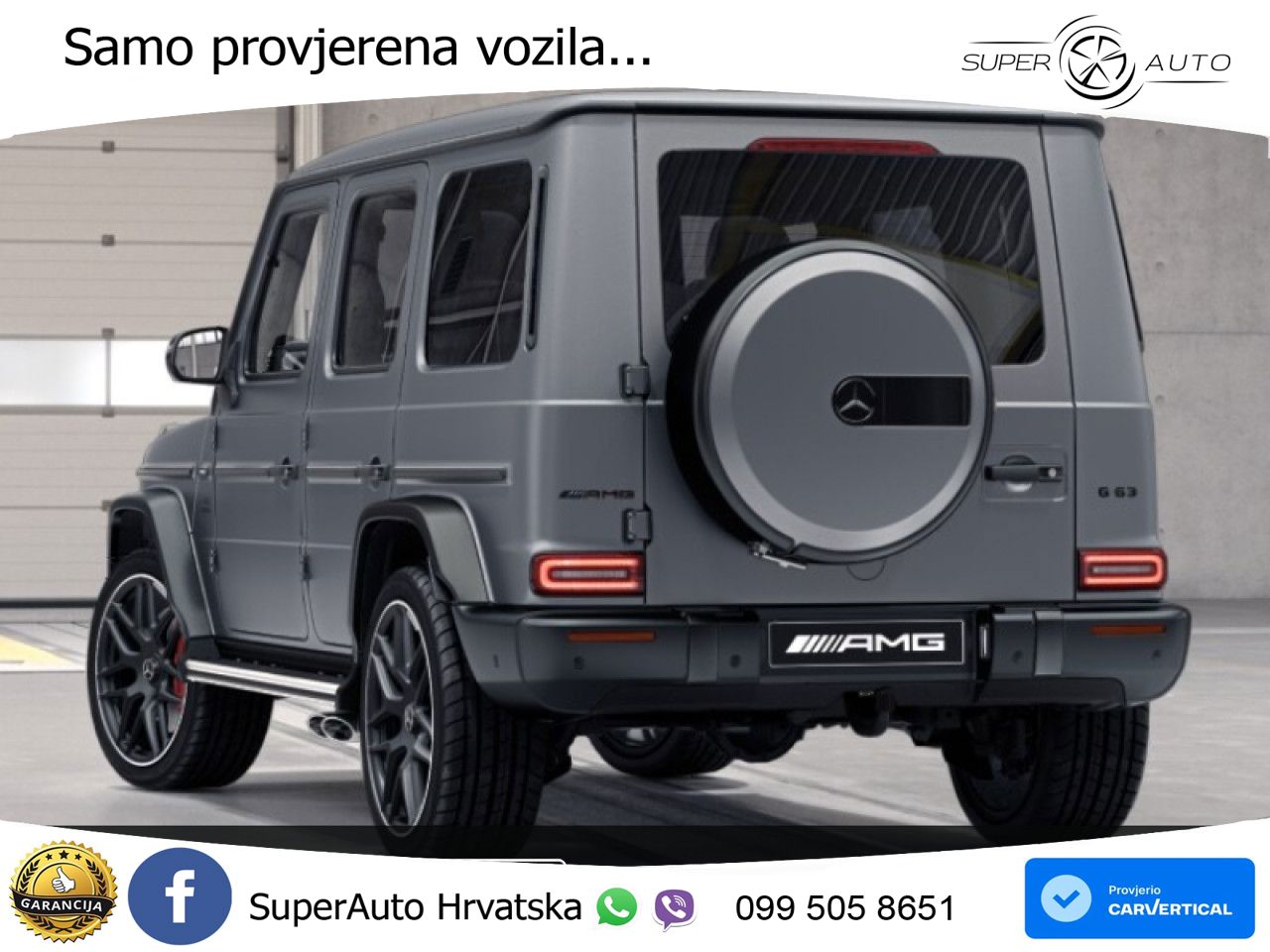 Mercedes AMG G 63 Long V8 (585 KS) 4MATIC 9G-TRONIC AMG SPEEDSHIFT PLUS Superior LED+ACC