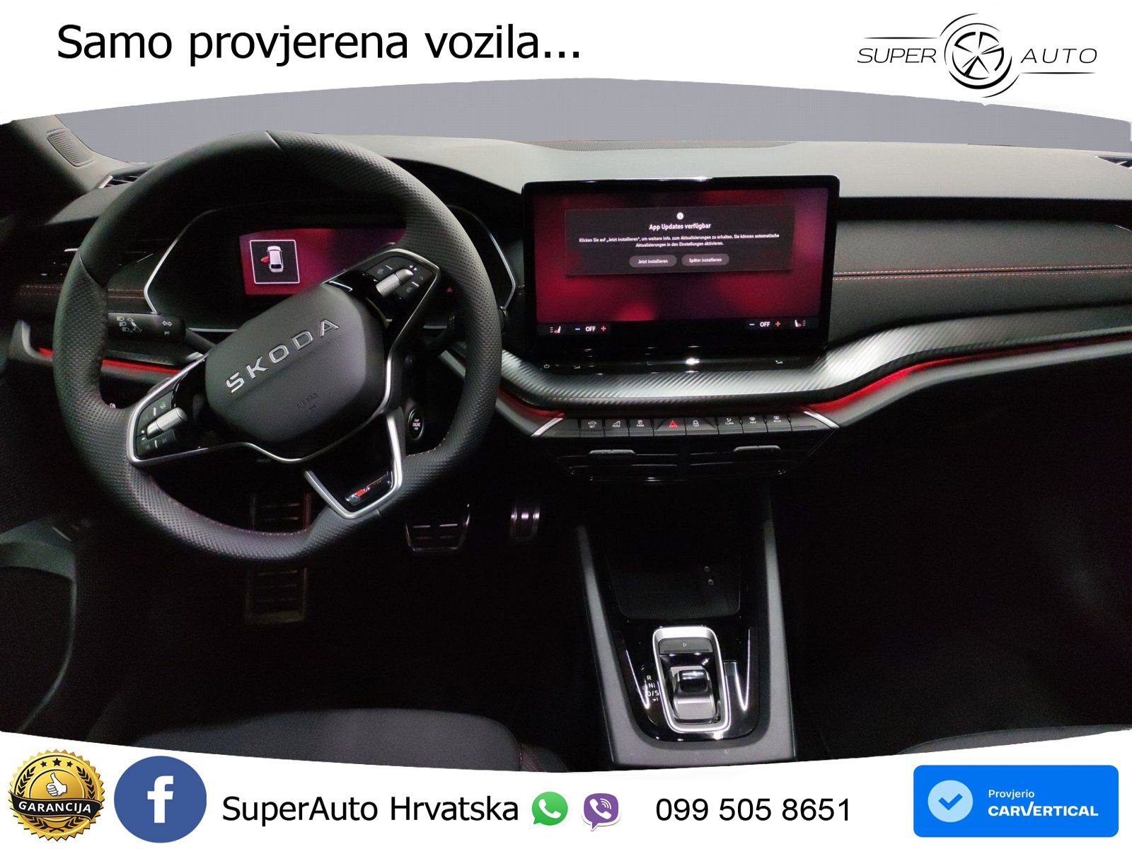 Škoda Octavia Combi RS 2.0 TSI (265 KS) DSG LED+GR SJED+ACC