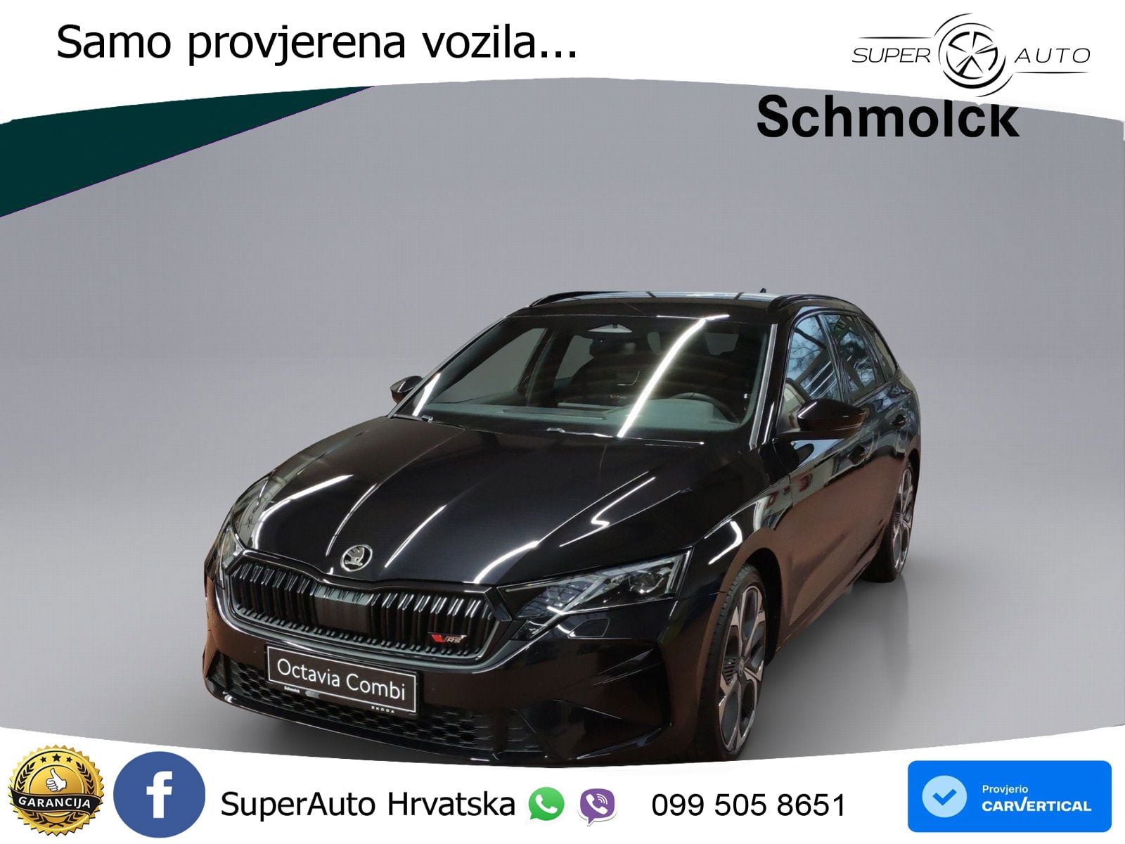 Škoda Octavia Combi RS 2.0 TSI (265 KS) DSG LED+GR SJED+ACC